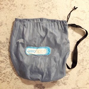 👜Pale blue gray Aero Sport athletic tote bag